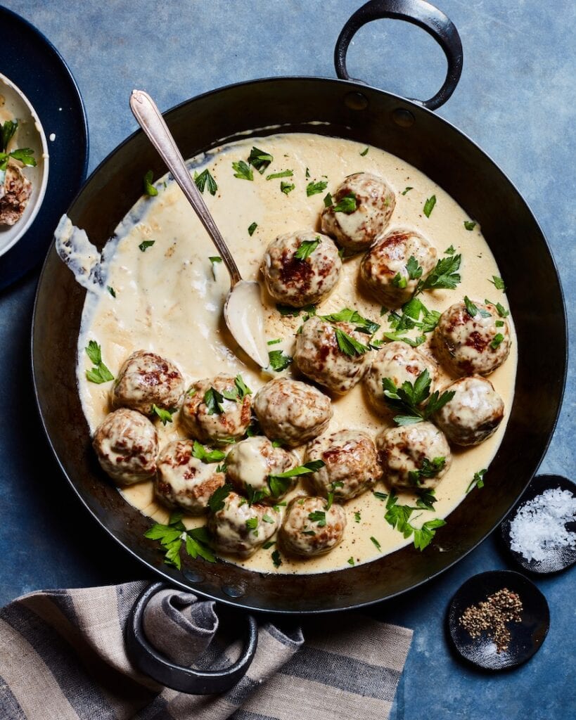 Omi's Swedish Meatballs from www.whatsgabycooking.com (@whatsgabycookin)