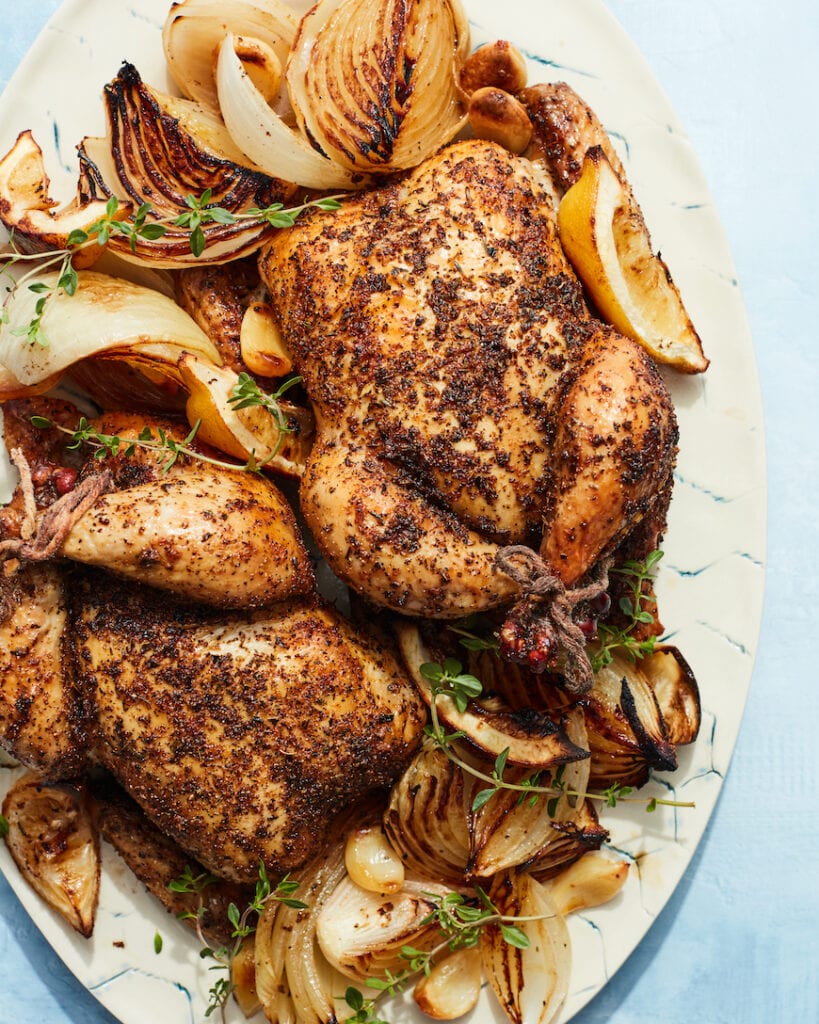 Dad's Roasted Cornish Hens from www.whatsgabycooking.com (@whatsgabycookin)