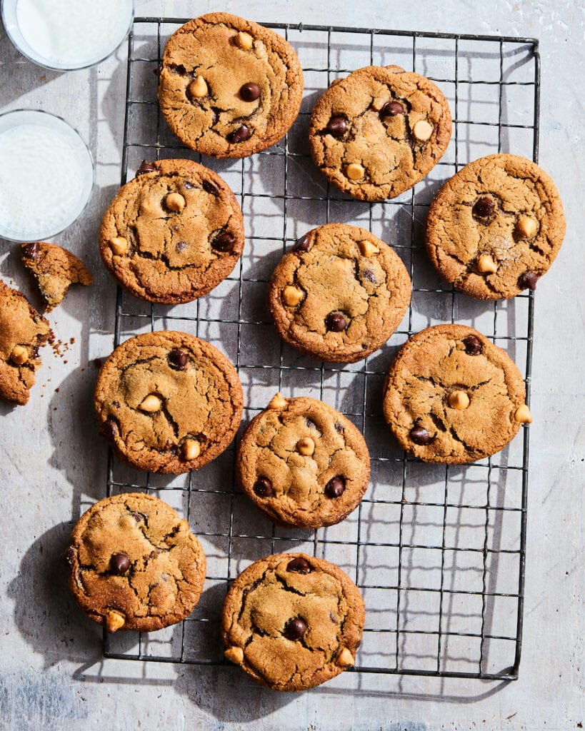 Butterscotch and Chocolate Chip Molasses Cookies from www.whatsgabycooking.com (@whatsgabycookin)