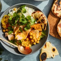 Curried Salmon Rice Bowl from www.whatsgabycooking.com (@whatsgabycookin)