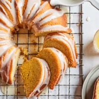 Orange Glazed Bundt Cake from www.whatsgabycooking.com (@whatsgabycookin)