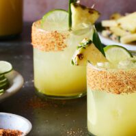 Pineapple Margaritas from www.whatsgabycooking.com (@whatsgabycookin)