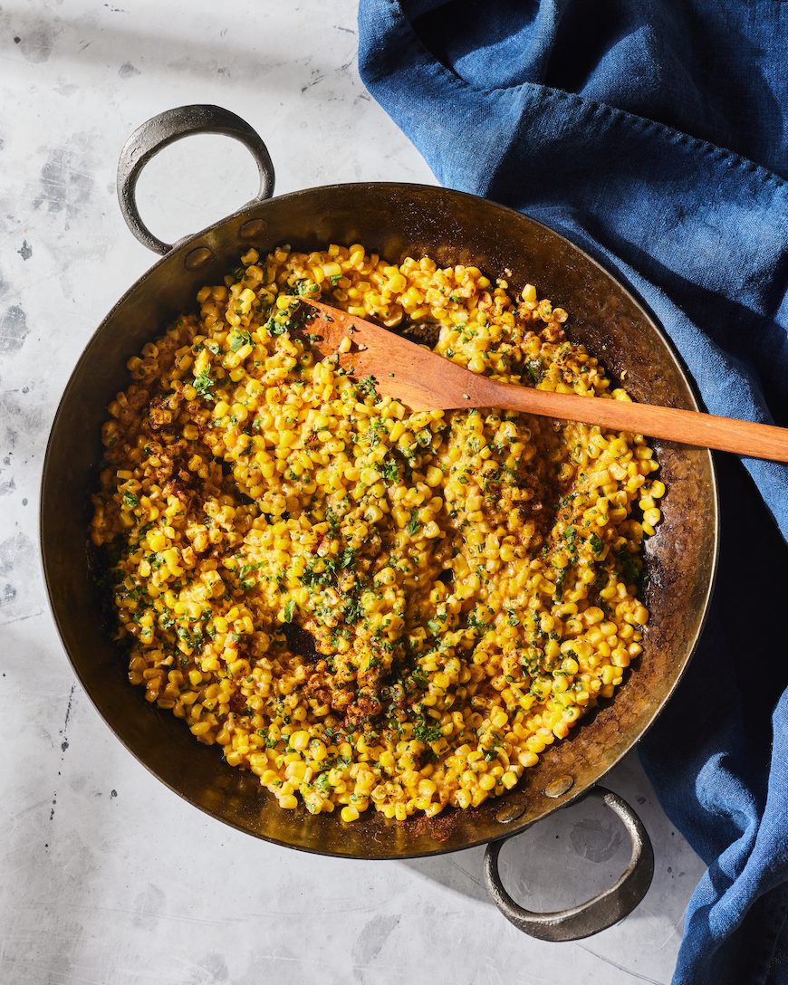 Chili Lime Creamed Corn