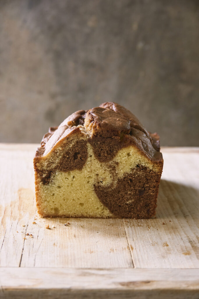 coconut marble loaf