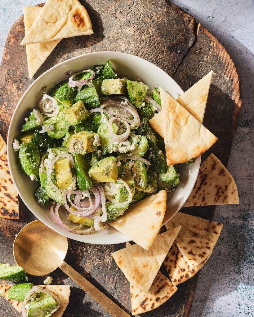 Cucumber Feta Salad from www.whatsgabycooking.com (@whatsgabycookin)