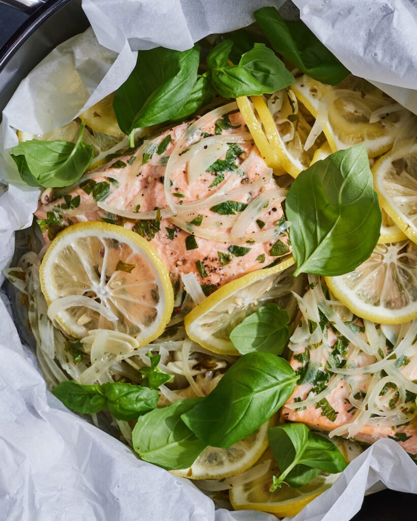 Steamed Salmon from www.whatsgabycooking.com (@whatsgabycookin)