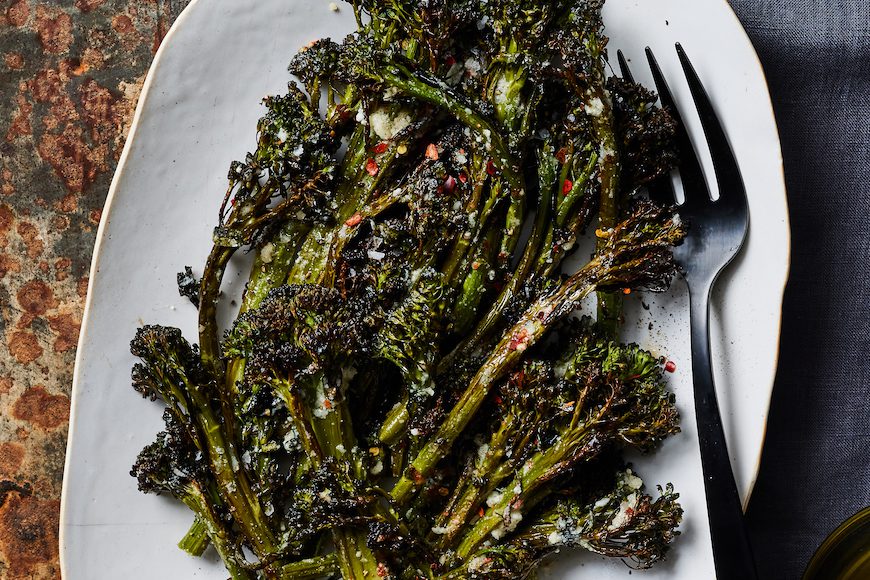 Roasted Broccolini with Garlic, Lemon and Parmesan-image