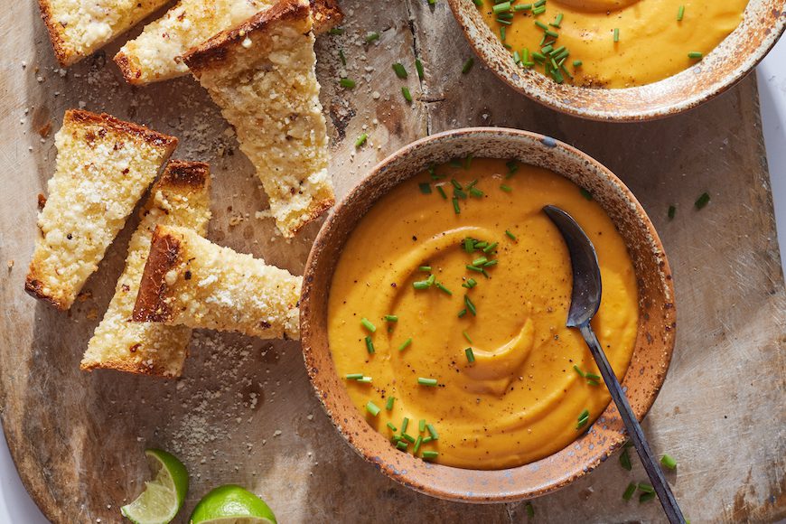 Sweet Potato Soup from www.whatsgabycooking.com (@whatsgabycookin)