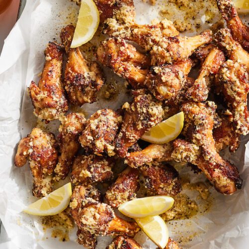 Lemon Pepper Parmesan Wings - What's Gaby Cooking