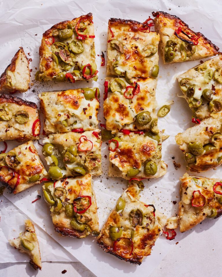 Castelvetrano Deep Dish Pizza What's Gaby Cooking