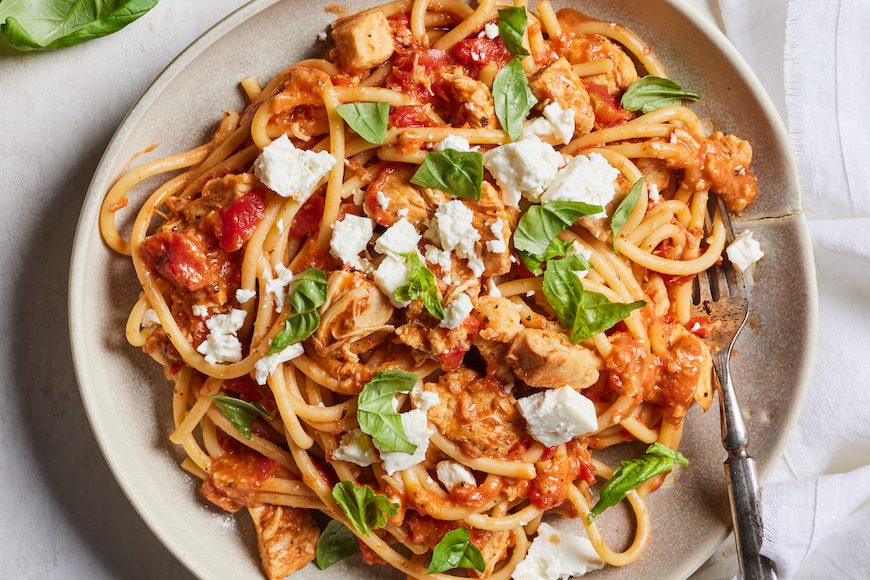 Chicken Feta Pasta