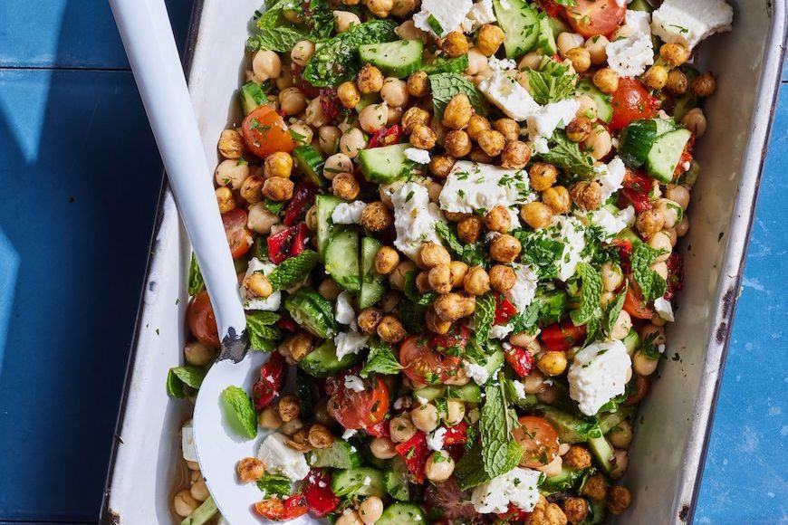 Chickpea Chopped Salad-image