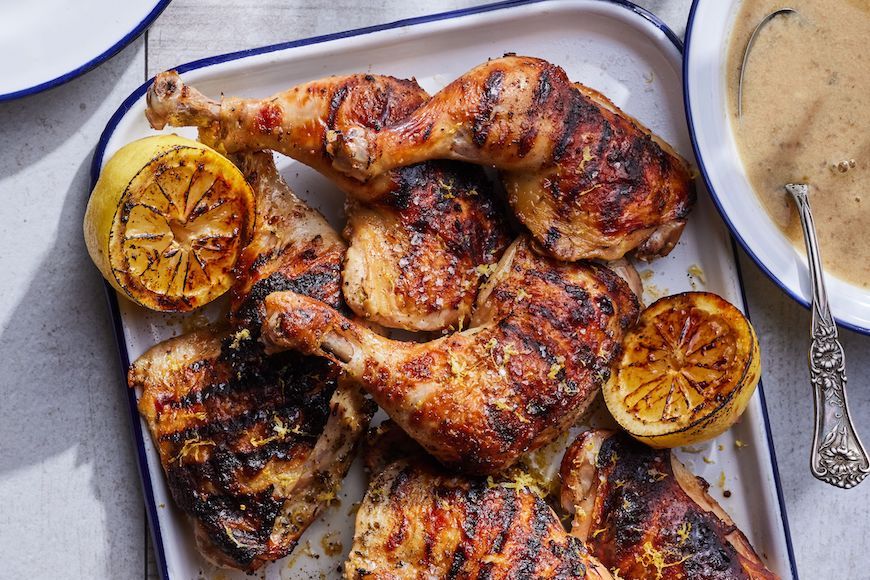 Lemonade Marinated BBQ Chicken from www.whatsgabycooking.com (@whatsgabycookin)