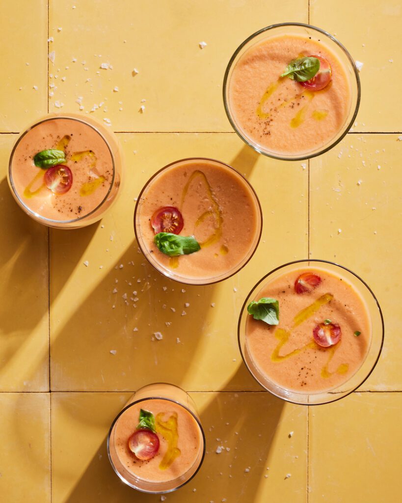 Summer Gazpacho from www.whatsgabycooking.com (@whatsgabycookin)