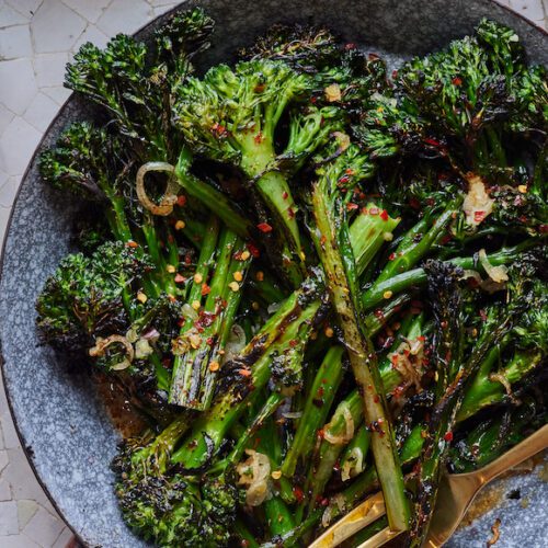 Charred Broccolini from www.whatsgabycooking.com (@whatsgabycookin)