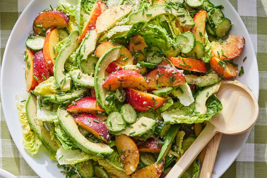 Stone Fruit Salad with Hot Honey Vinaigrette-image