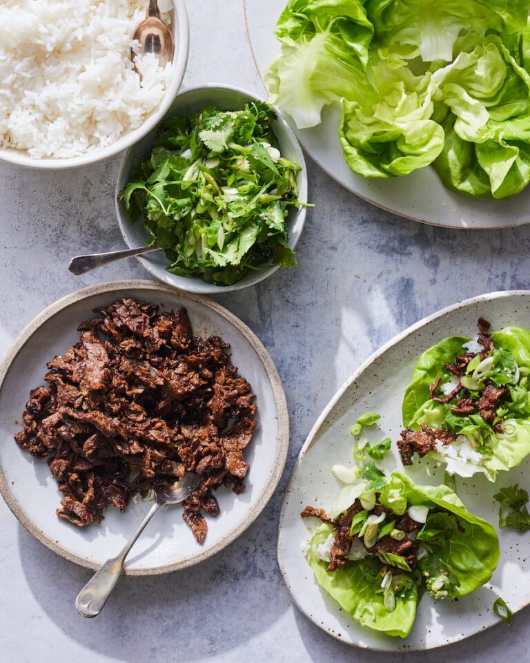 Beef Bulgogi Lettuce Wraps What's Gaby Cooking