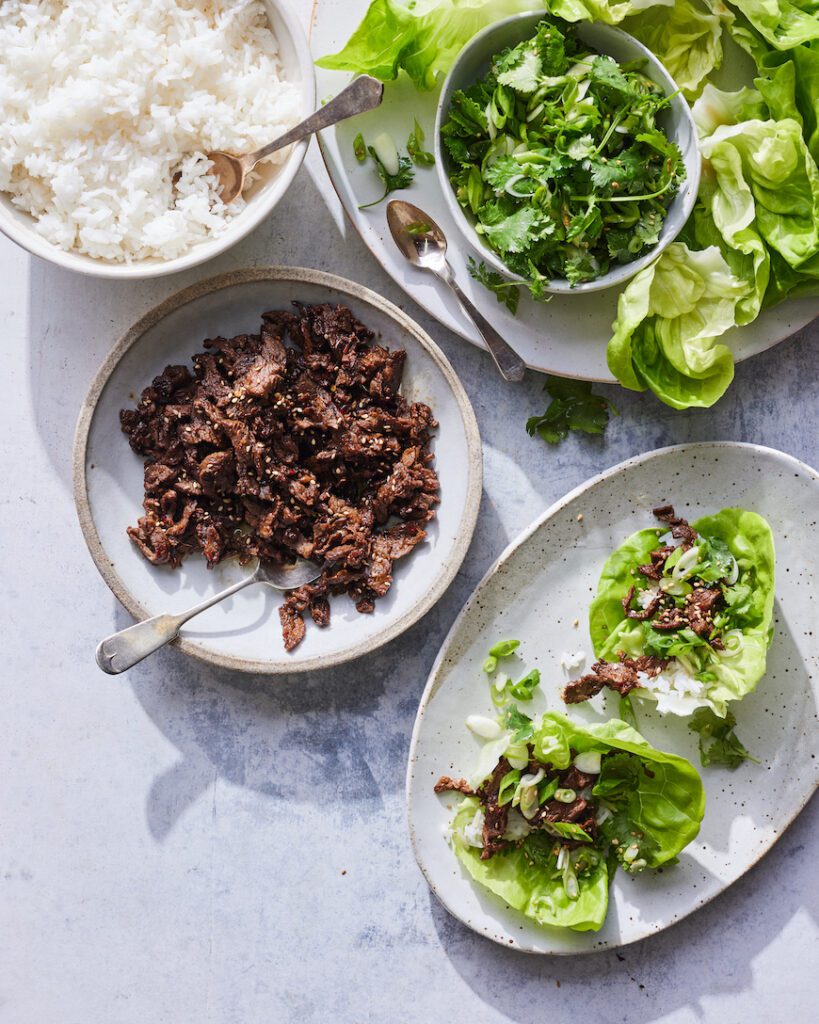 Beef Bulgogi Lettuce Wraps