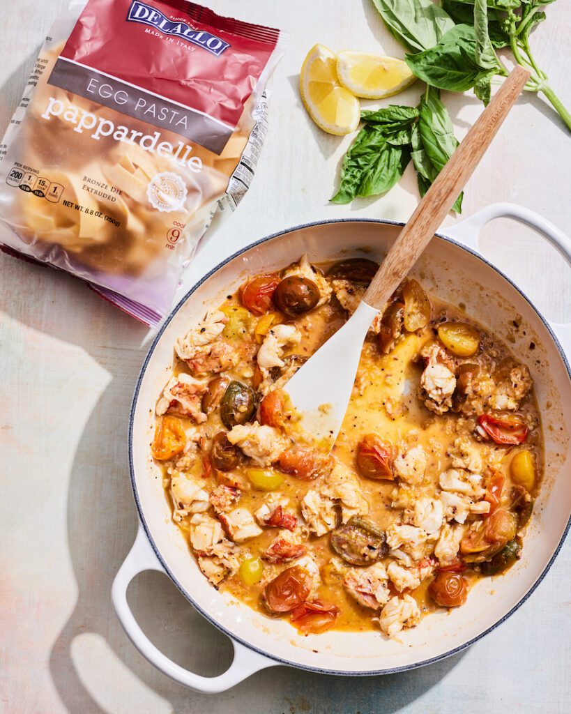 Pappardelle with Summer Lobster from www.whatsgabycooking.com (@whatsgabycookin)