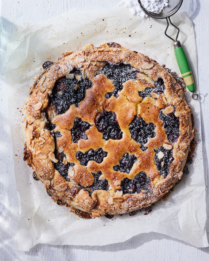 Blueberry Cheesecake Tart from www.whatsgabycooking.com (@whatsgabycookin)