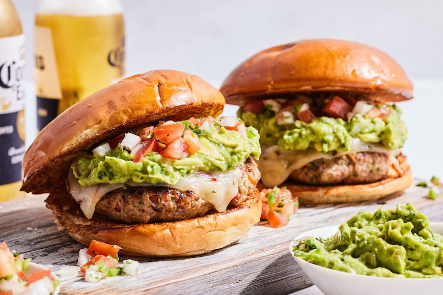 The Best Guacamole Turkey Burger What's Gaby Cooking