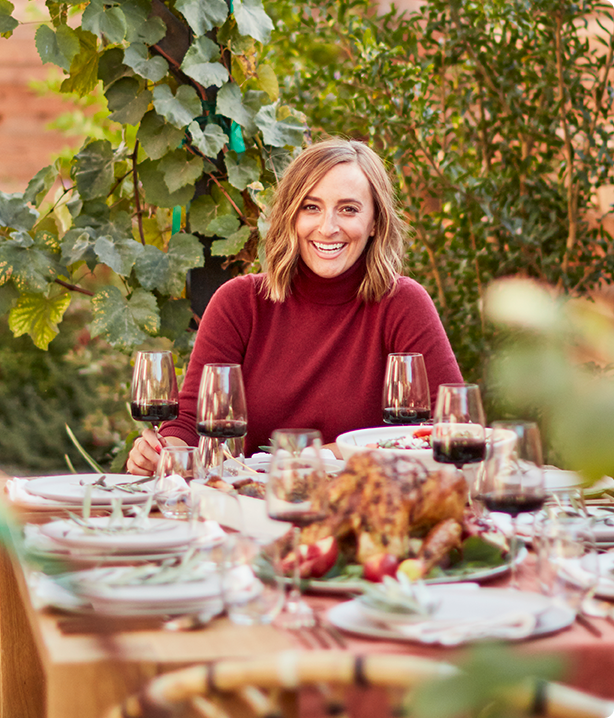 Gaby at a Thanksgiving Table