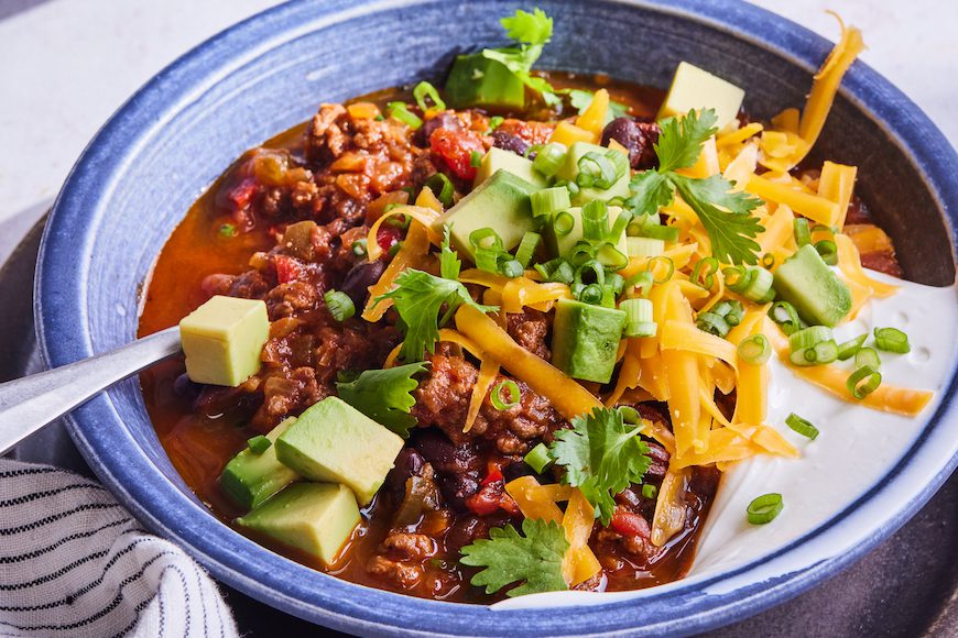 Beef Chili from www.whatsgabycooking.com (@whatsgabycookin)