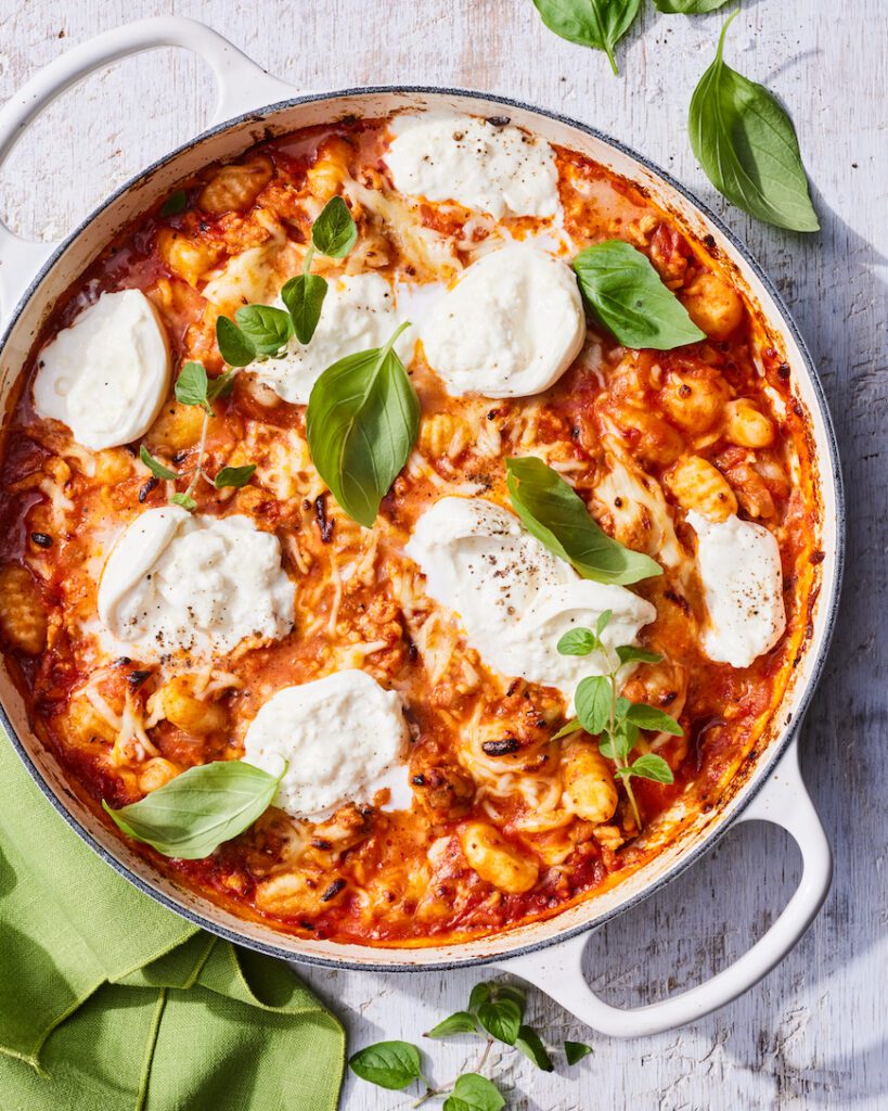 Chicken Parm Gnocchi Bake from www.whatsgabycooking.com (@whatsgabycookin)