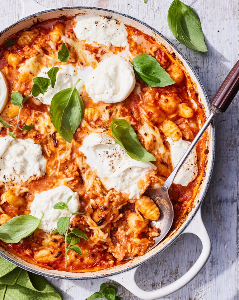 Chicken Parm Gnocchi Bake from www.whatsgabycooking.com (@whatsgabycookin)