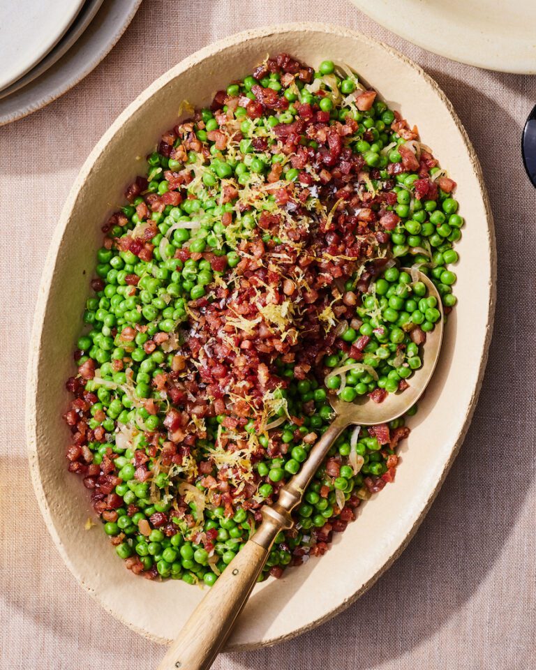 The Best Peas and Pancetta with Lemon What's Gaby Cooking