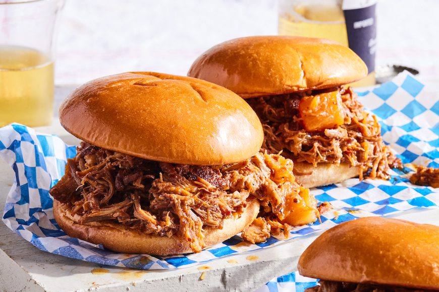 Pulled Pork Sammy from www.whatsgabycooking.com (@whatsgabycookin)