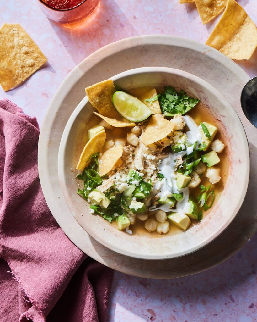 Easy Chicken Posole What's Gaby Cooking