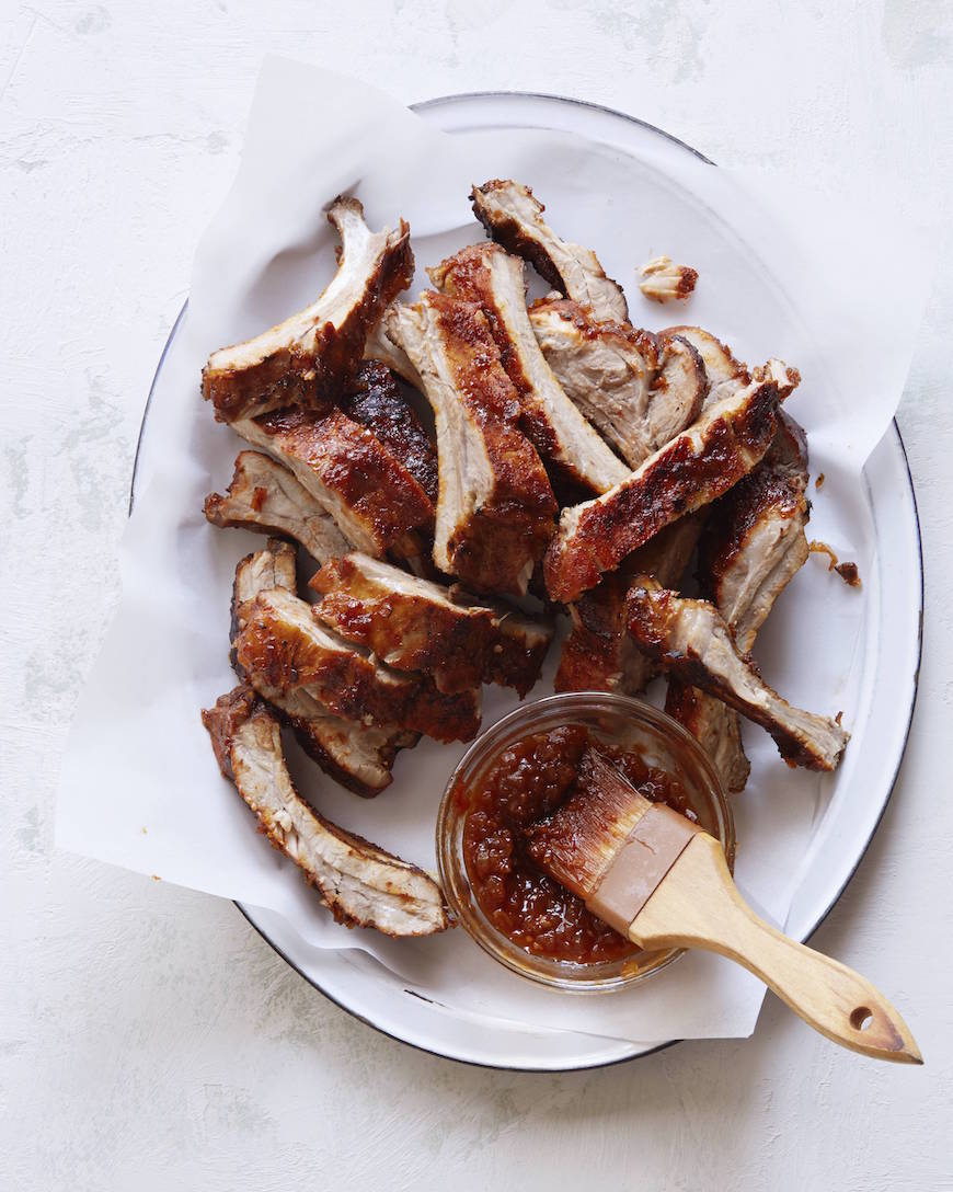 BBQ Baby Back Ribs with Dr. Pepper BBQ Sauce from www.whatsgabycooking.com (@whatsgabycookin)