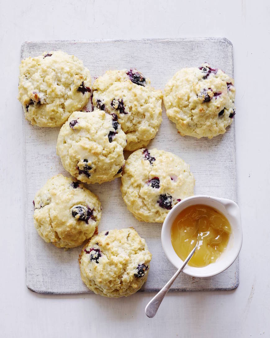 Meyer Lemon Blueberry Scones