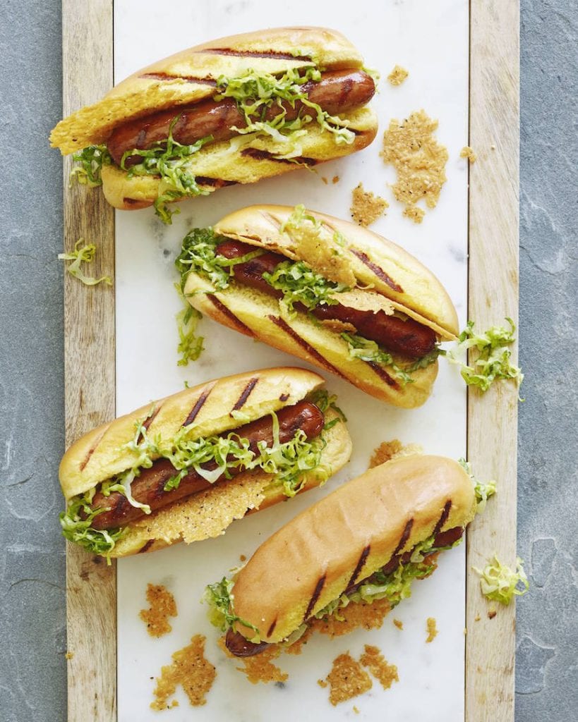 Caesar Salad Hot dogs / grilling ideas
