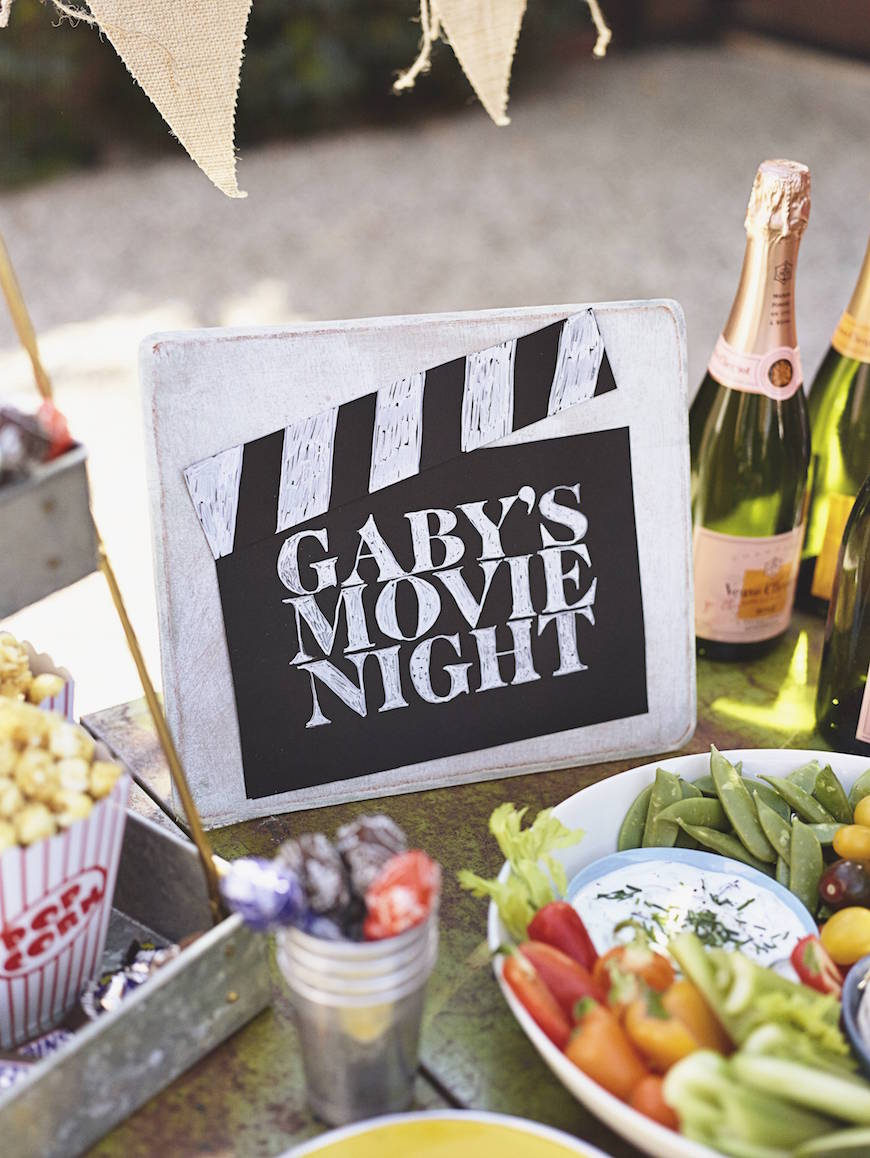 Outdoor Movie Night from www.whatsgabycooking.com (@whatsgabycookin)