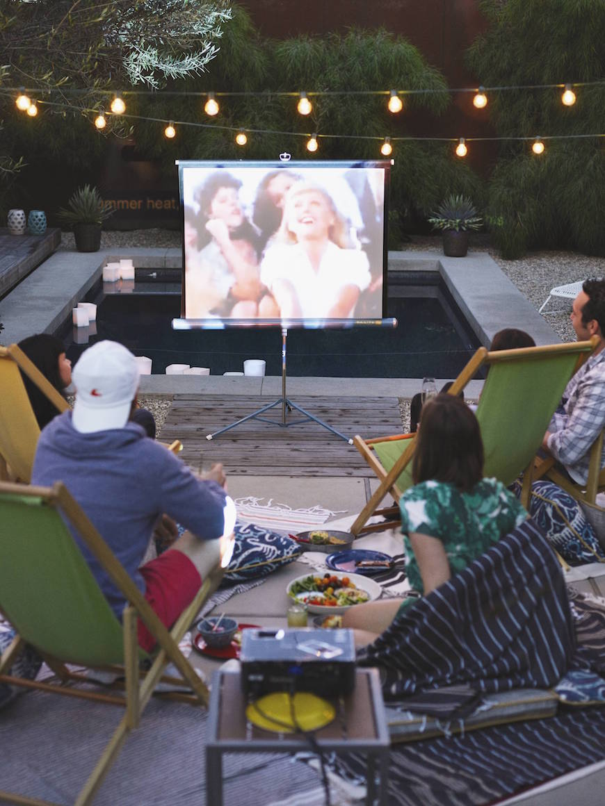 Outdoor Movie Night from www.whatsgabycooking.com (@whatsgabycookin)