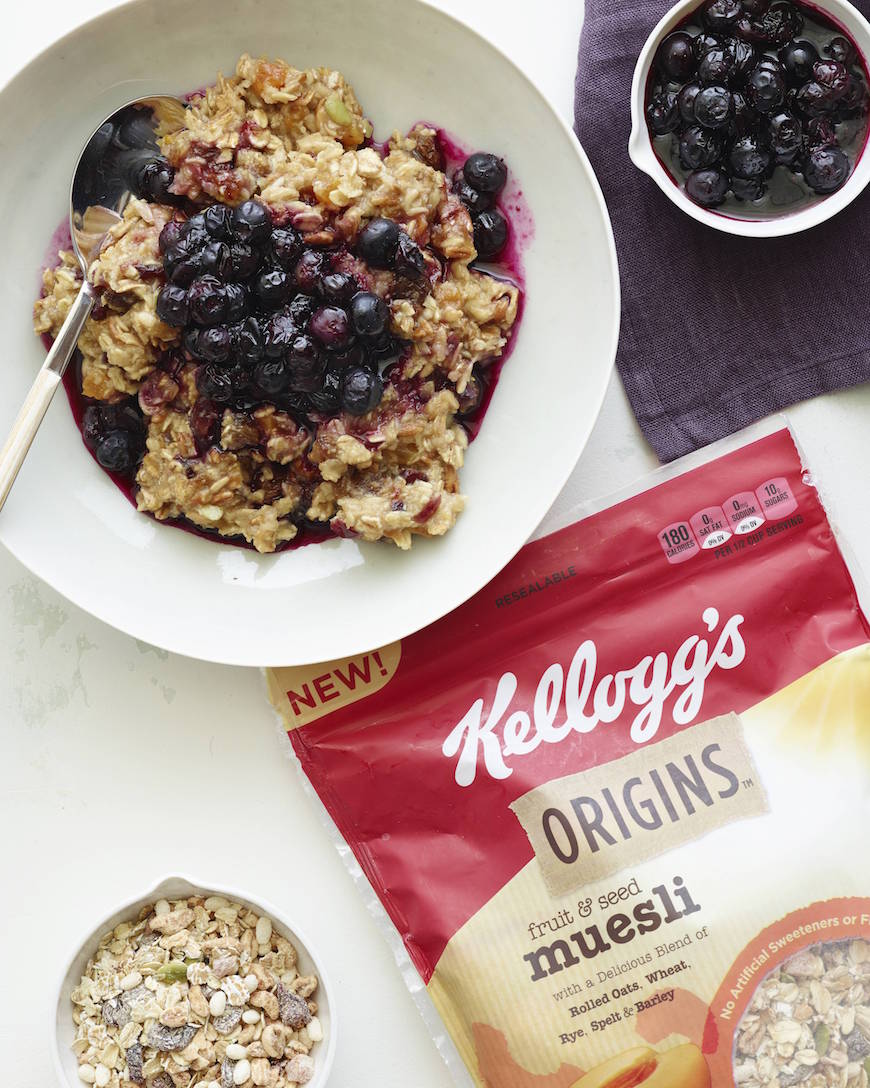 Warmed Muesli with Fruit Compote with www.whatsgabycooking.com (@whatsgabycookin)