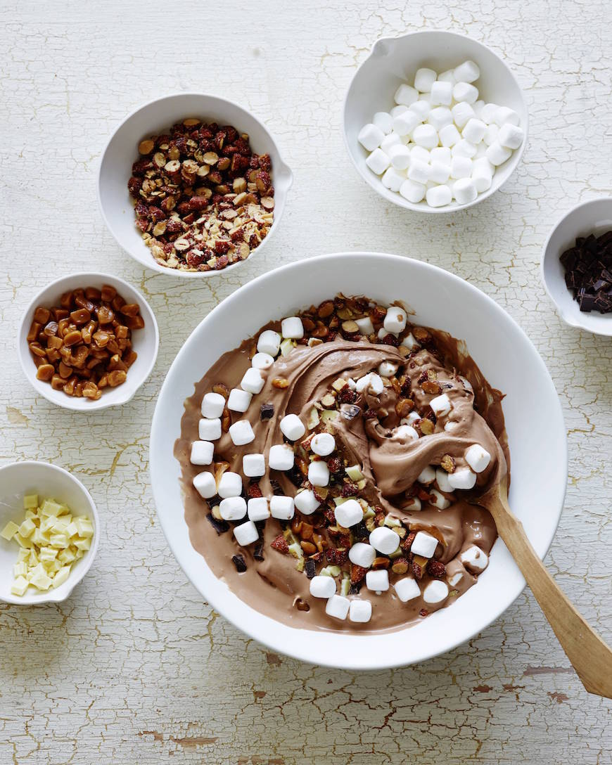 Rocky Road Ice Cream from www.whatsgabycooking.com (@whatsgabycookin)