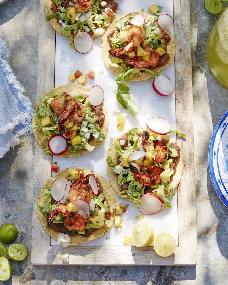 Spicy Shrimp Tostadas from www.whatsgabycooking.com (@whatsgabycookin)