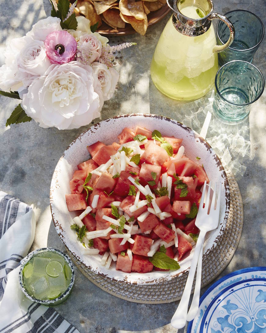 Watermelon Jicama Salad from www.whatsgabycooking.com (@whatsgabycooking) 